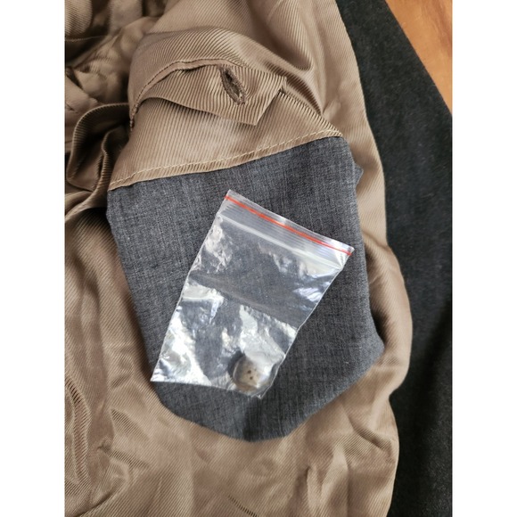 Oscar De La Renta Green Sport Coat Blazer Wool Cashmere 44L Vintage Quiet Luxury - Picture 14 of 16